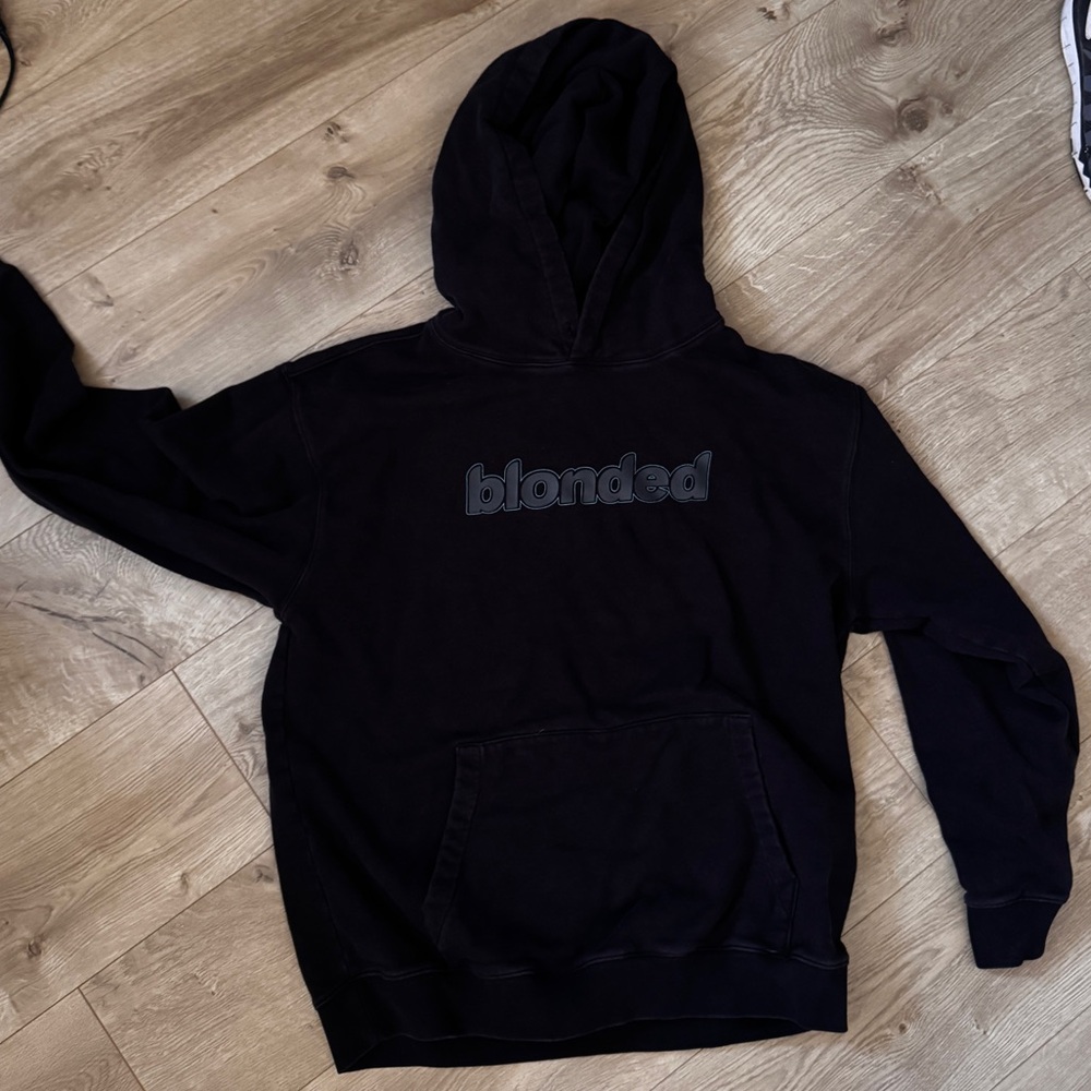 Black XLarge Blonded Hoodie Sweater